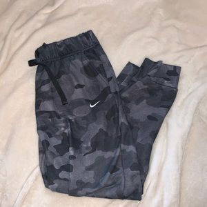 Nike dark camo joggers